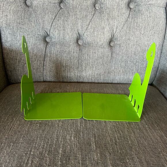 Artkingdome Dinosaur Green Toddler Kids Bookend Set - Picture 2 of 5